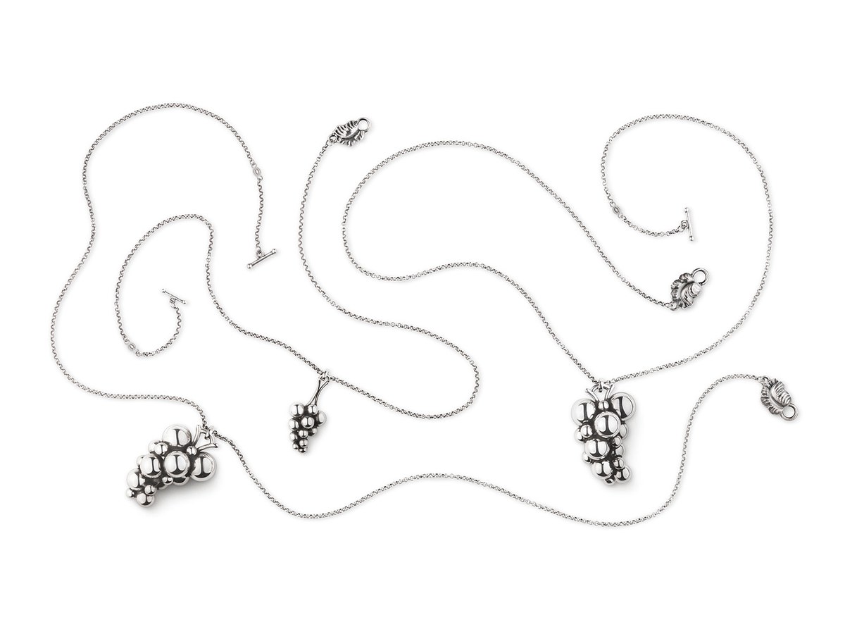 Silver necklaces