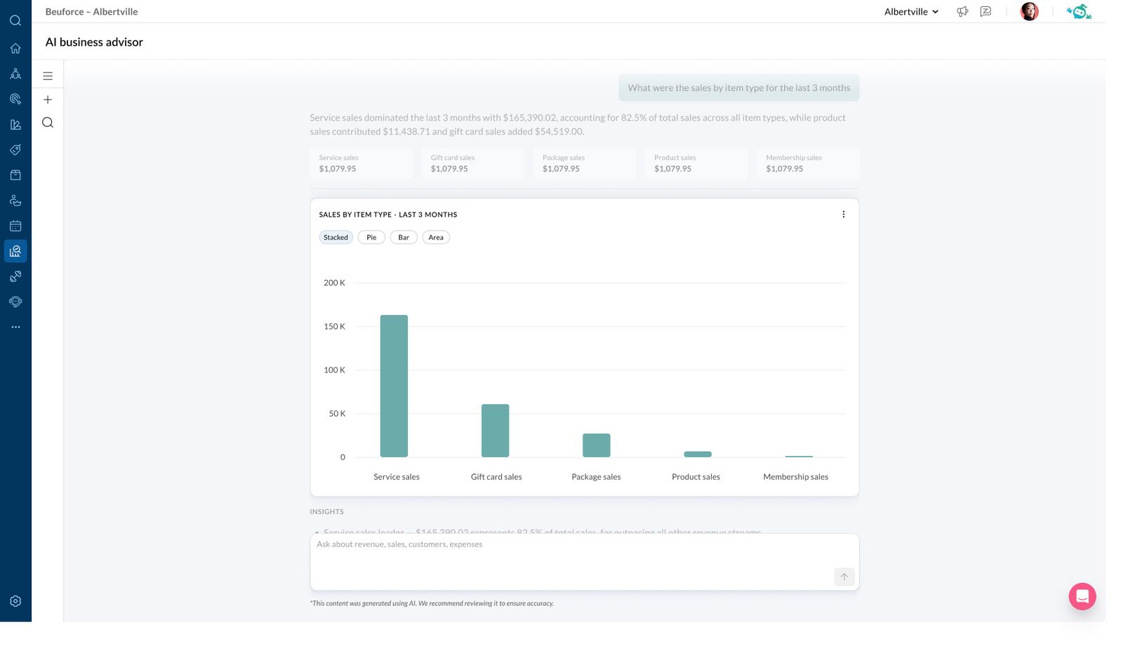 AI Business Advisor β Zenoti