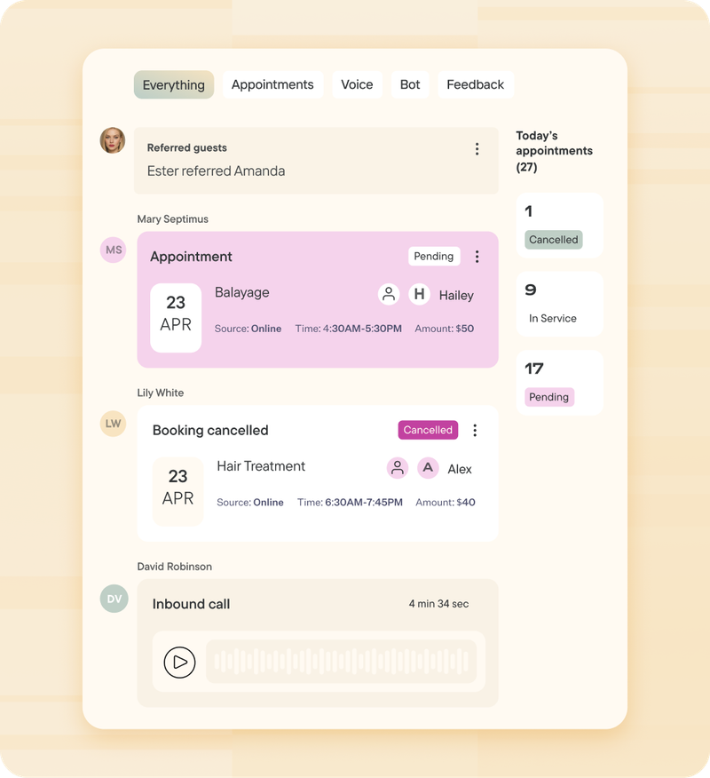 Fonctionnalités d'HyperConnect