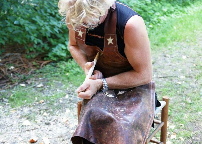 Kurs på Country Workshops USA Täljdemonstration