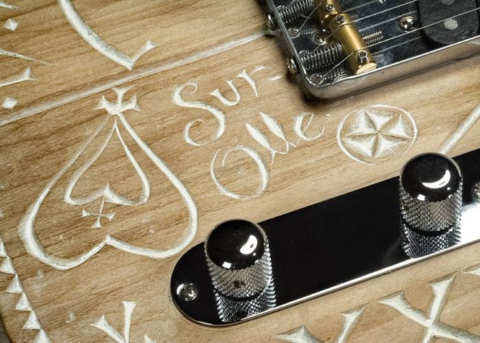 Fender Carvcaster - detalj