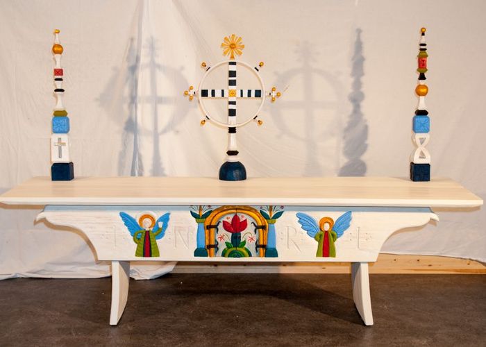 Altare - Placering  Sjöfruskolan, Umeå