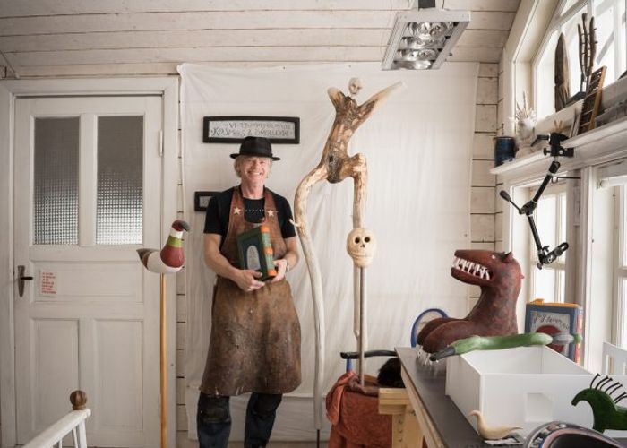 Testbild inför Elin Berges fotografering av pressbild.