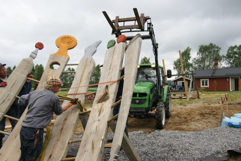 Resning av klätterplank för gjutning