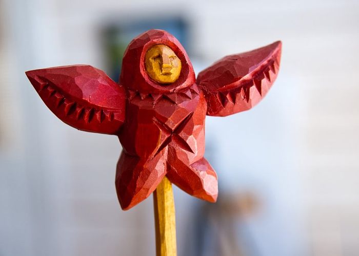 Kosmos - detalj på Etagär Kosmos Mausoleum