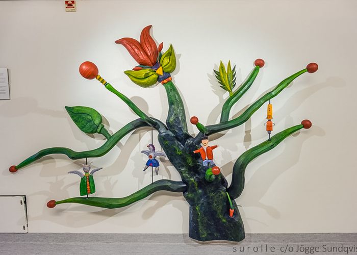 Livsträdet Windla. Placering Barnhjärtmottagningen Umeå Universitetssjukhus.