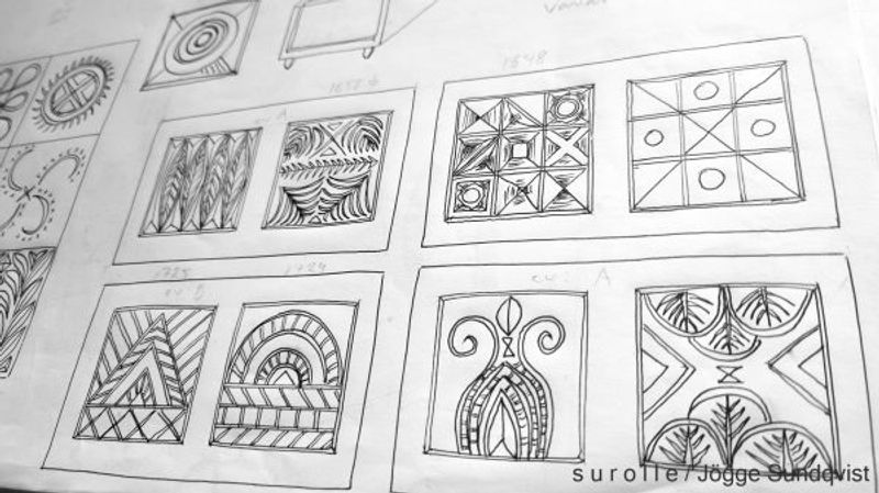 Skisser till en krympask.