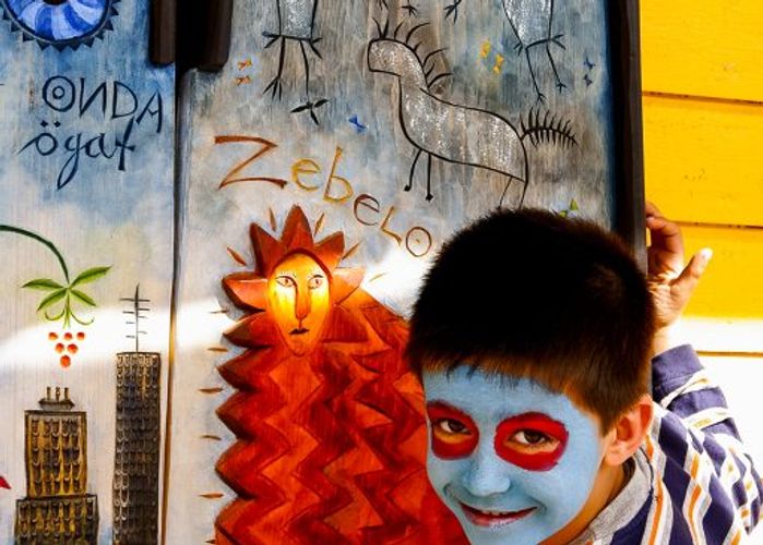 Relief Ninja-Lina och Ziggy Förskolan Solen i Sävar