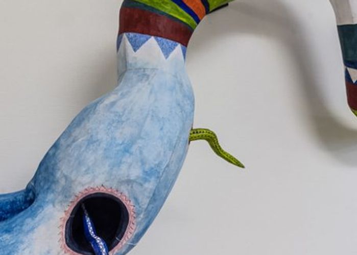 Väggskulptur Äspa
Placering Barnhjärtmottagningen Umeå Universitetssjukhus.