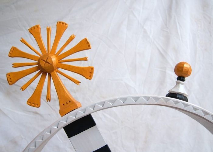 Detalj Grekiskt kors Placering  Sjöfruskolan, Umeå