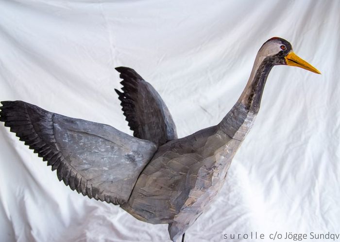 Skulptur Trana till Sara Lidmansällskapets pris