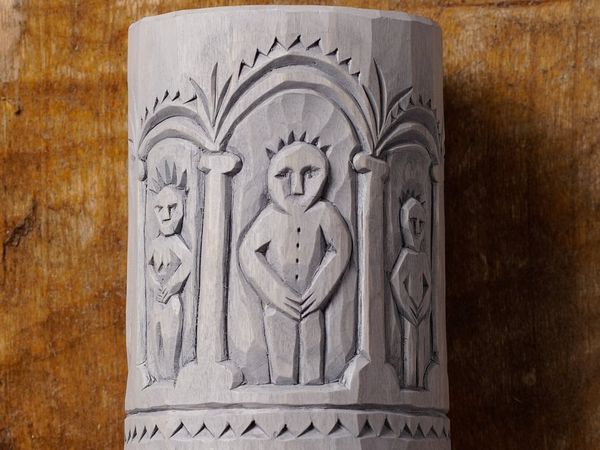 Burkfest & mönstermagi – lekfulla krymptekniker i trä 14-18 juni på Sätergläntan, Insjön.