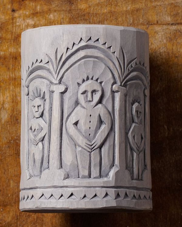 Burkfest & mönstermagi – lekfulla krymptekniker i trä 14-18 juni på Sätergläntan, Insjön.