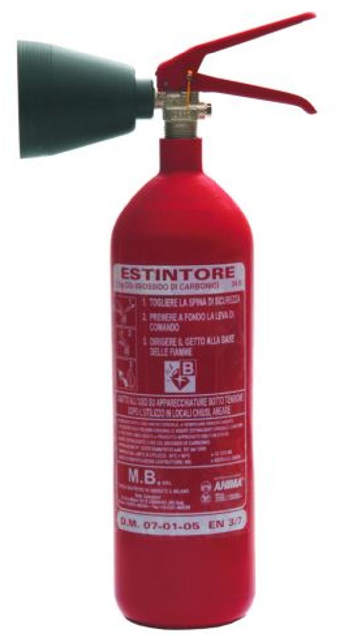 Estintore Co2 da 2 kg classe 34B