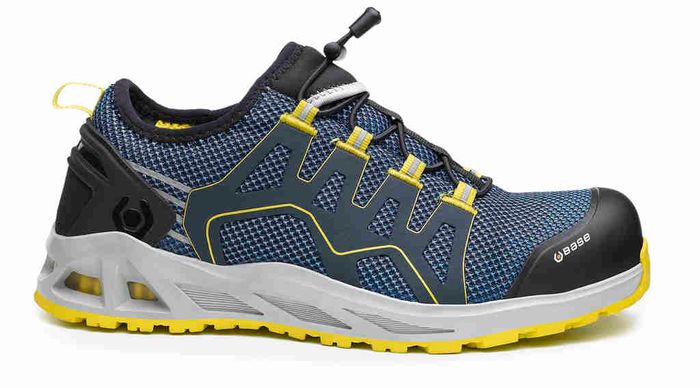 Scarpa bassa K-WALK S1PS ESD HRO SC FO SR BASE PROTECTION - colore blu/giallo