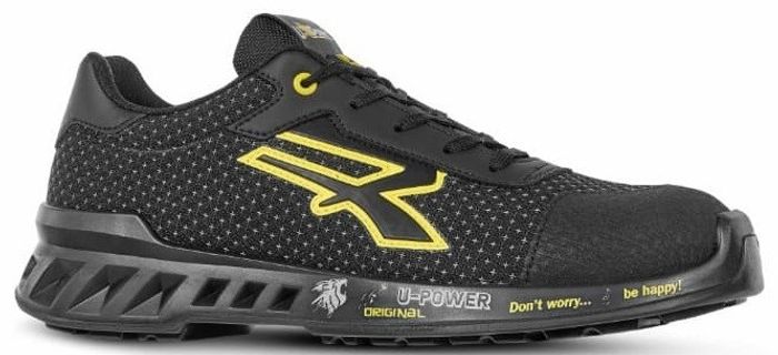 Scarpa bassa MATT S3 U-Power - colore nero/giallo
