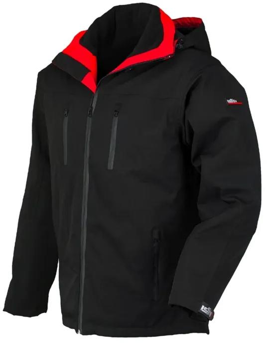 Giubbotto in softshell imbottito FOXY ISSALINE - colore nero