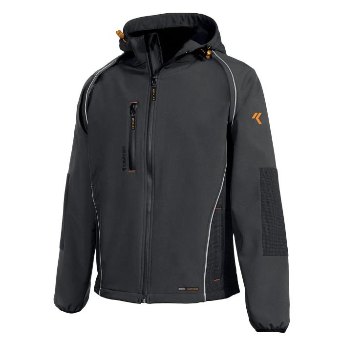 Giacca da lavoro softshell 8884 CLEVER issaline - colore grigio