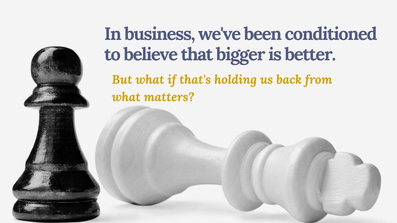 Why Is Growth Always the Goal?