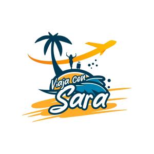 Logo oficial de Viaja con Sara