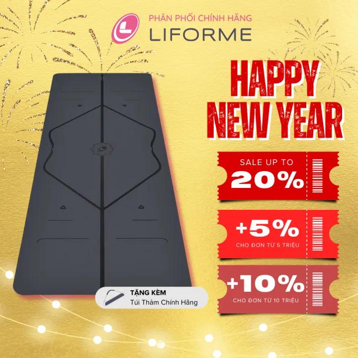 Thảm tập yoga Liforme Classic 4.2mm - Grey