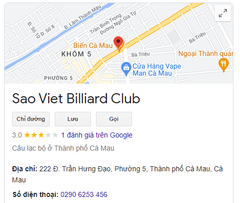 Sao Viet Billiard Club