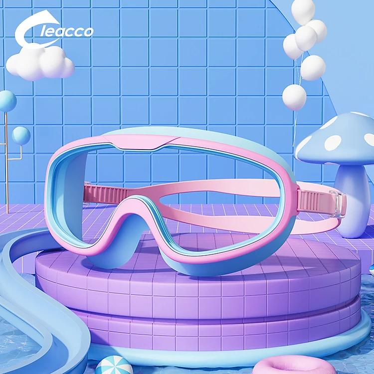 Kính bơi trẻ em chống tia UV bản rộng góc nhìn 180 độ Cleacco