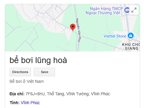 bể bơi lũng hoà