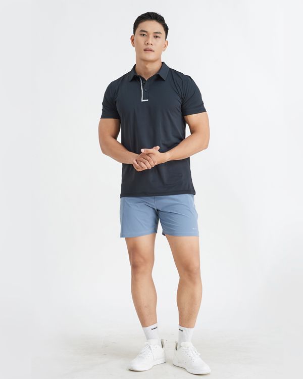 Set Tập Gym Yoga Nam Áo Polo Icado AT45 Quần Đùi Icado AT22