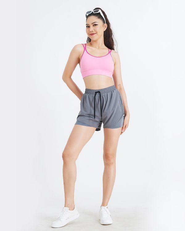 Set Đồ Tập Gym Yoga Nữ Bra HN68 Quần Short Icado AT16