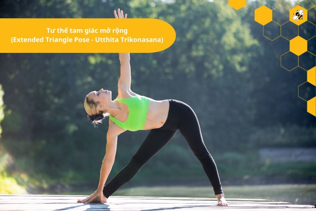 Tư thế tam giác mở rộng (Extended Triangle Pose - Utthita Trikonasana)