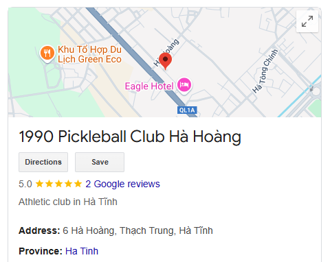 1990 Pickleball Club Hà Hoàng