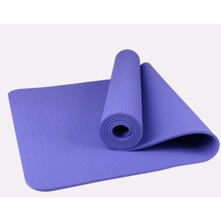 Thảm Tập Yoga, Thảm Tập Gym TPE 1 Lớp Chống Trượt 6mm