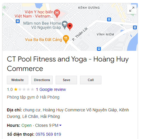 CT Pool Fitness and Yoga - Hoàng Huy Commerce