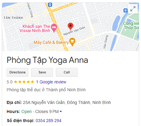 Phòng Tập Yoga Anna