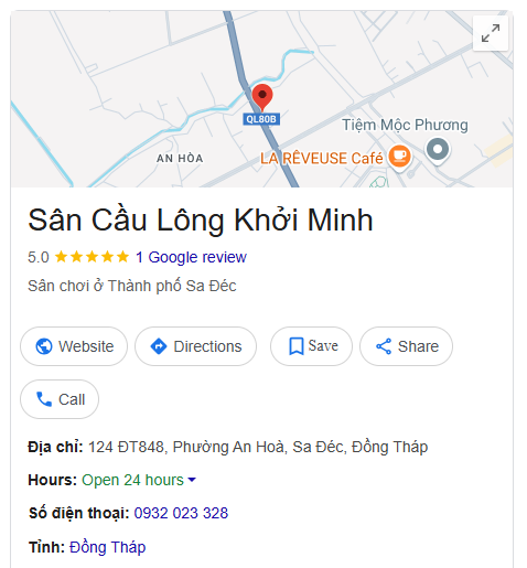 Sân Cầu Lông Khởi Minh