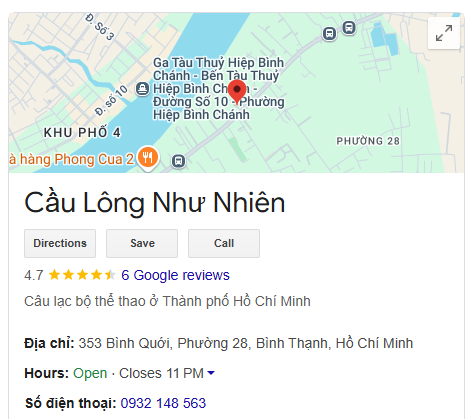 Cầu Lông Như Nhiên