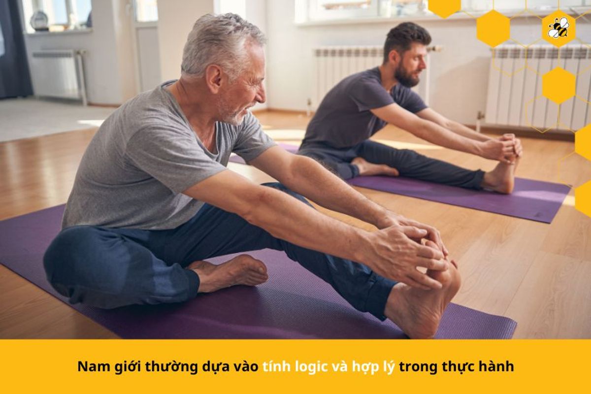 Nam giới thường dựa vào tính logic và hợp lý trong thực hành
