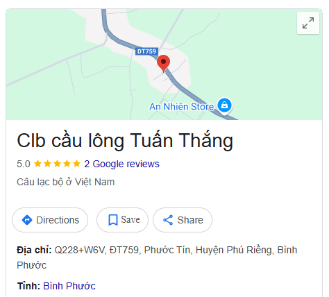 Clb cầu lông Tuấn Thắng