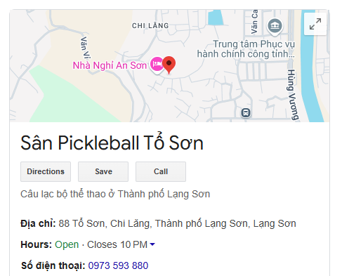 Sân Pickleball Tổ Sơn