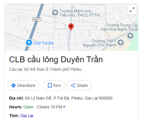 CLB cầu lông Duyên Trần