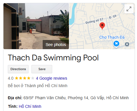 Thach Da Swimming Pool