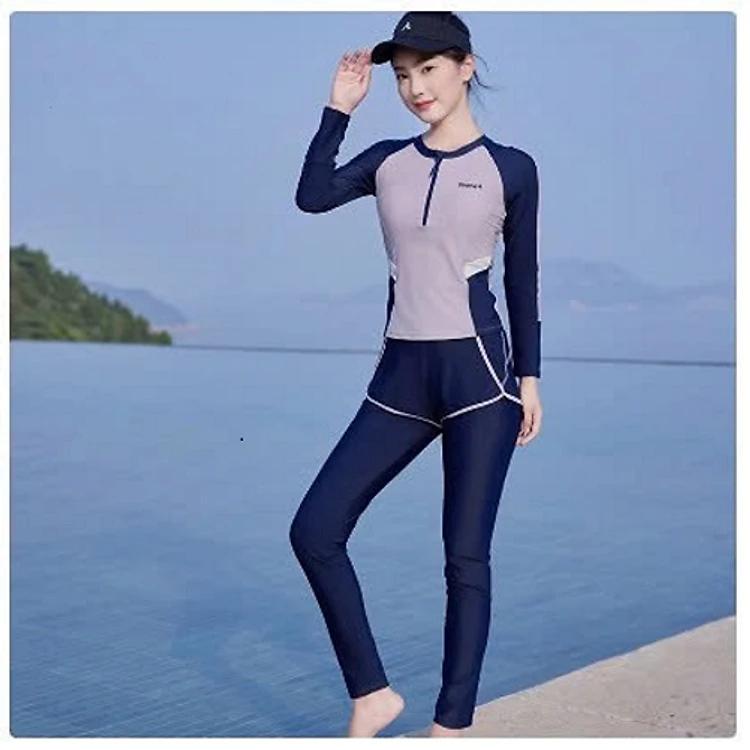 Đồ Bơi Nữ Rời Dài Quần 2 Lớp Cao Cấp