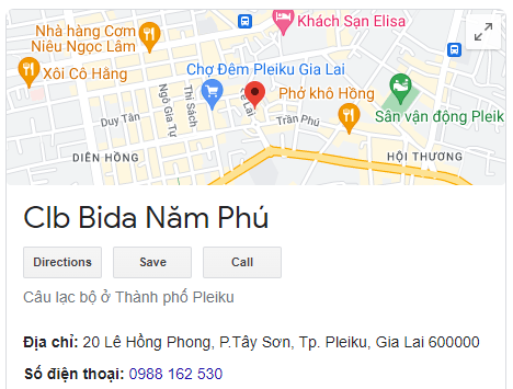 Clb Bida Năm Phú