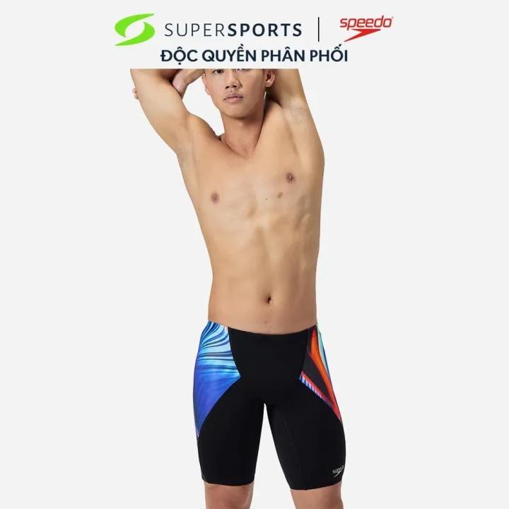 Quần Bơi Nam Speedo Allover Digital V-Cut - Đen - 8-1085118169