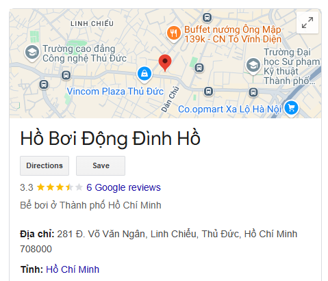 Hồ Bơi Động Đình Hồ