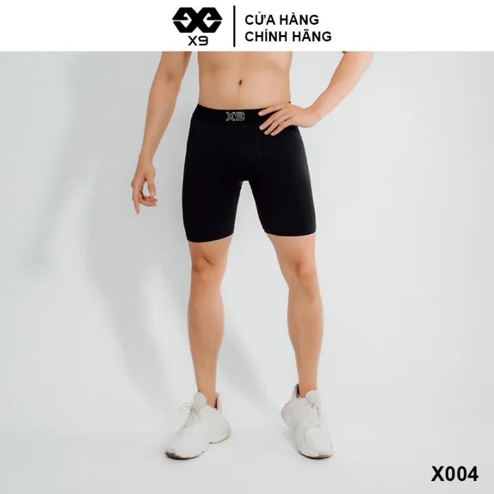 Quần Short Legging Nam Ngắn Ôm Bó Cơ Giữ Nhiệt - LocalBrand X9 - Tập Gym Đá Bóng Yoga Chạy Bộ - X004