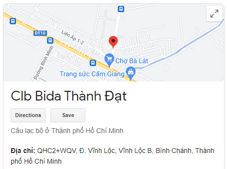 Clb Bida Thành Đạt