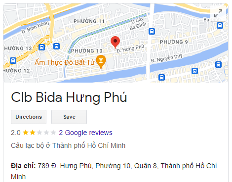 Clb Bida Hưng Phú