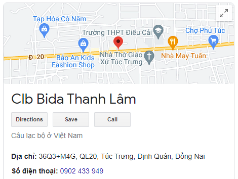 Clb Bida Thanh Lâm
